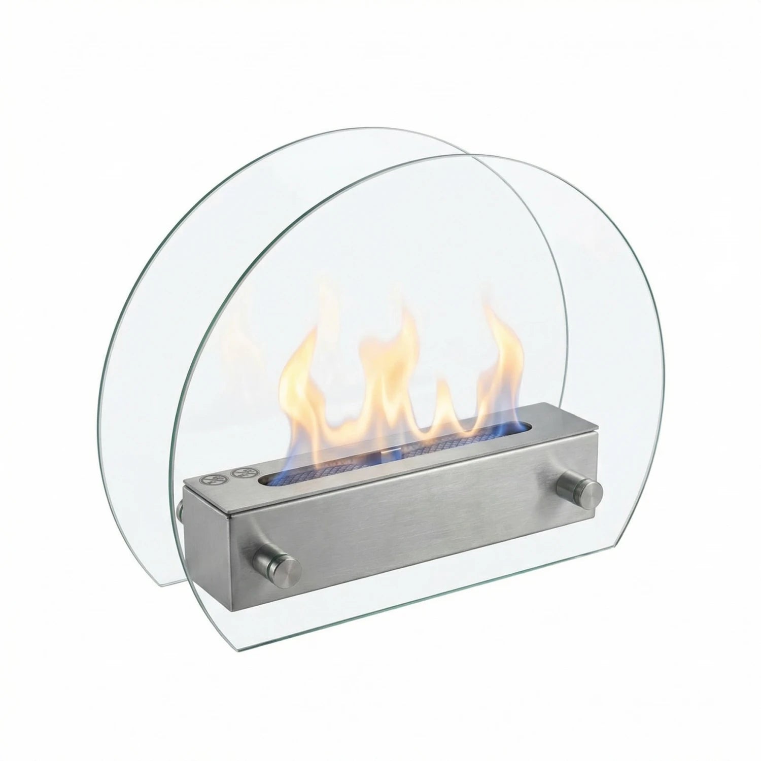 Chimenea de bioetanol de mesa redonda
