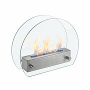 Chimenea de bioetanol de mesa redonda