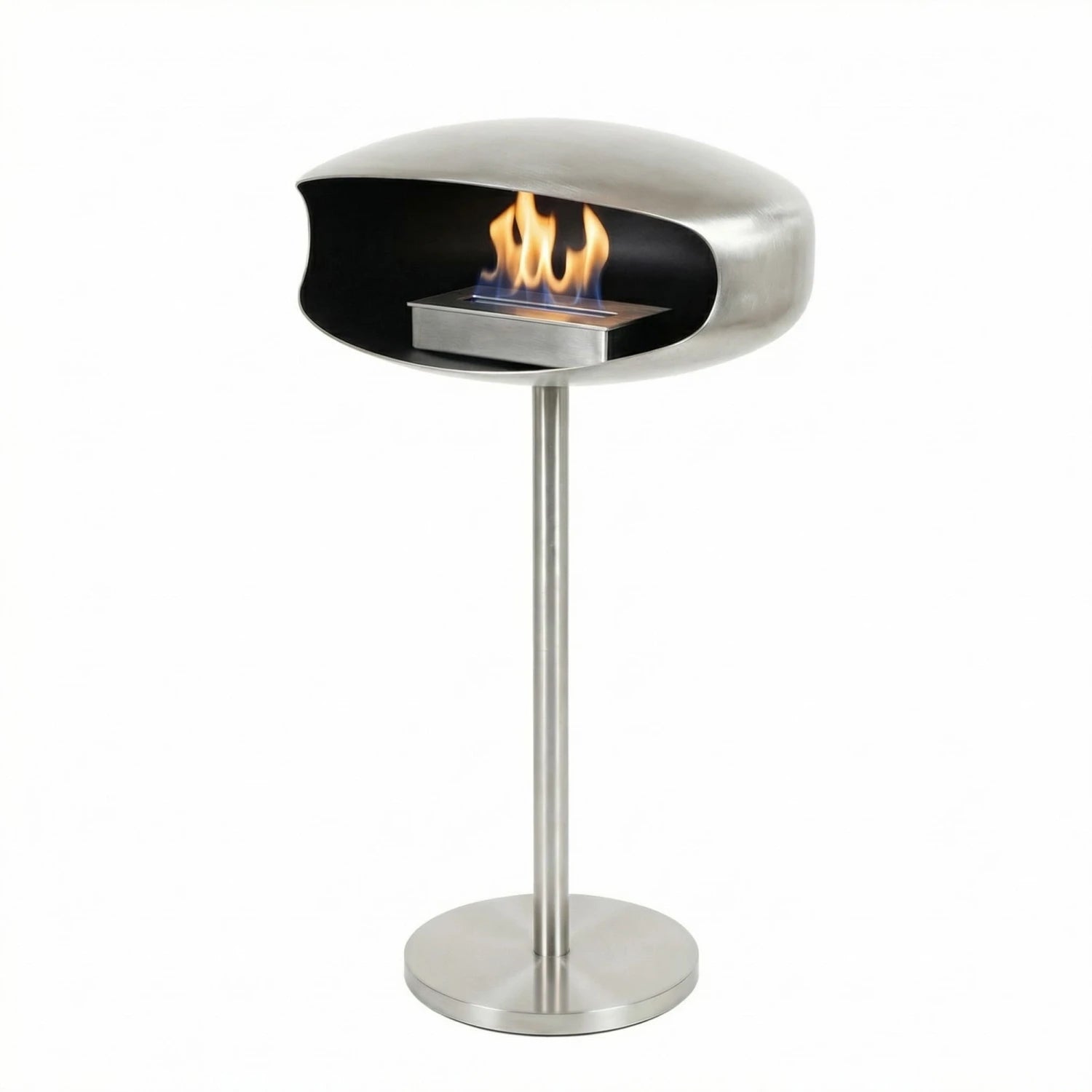Steel, freestanding biofire UFO-50 from Hein & Haugaard