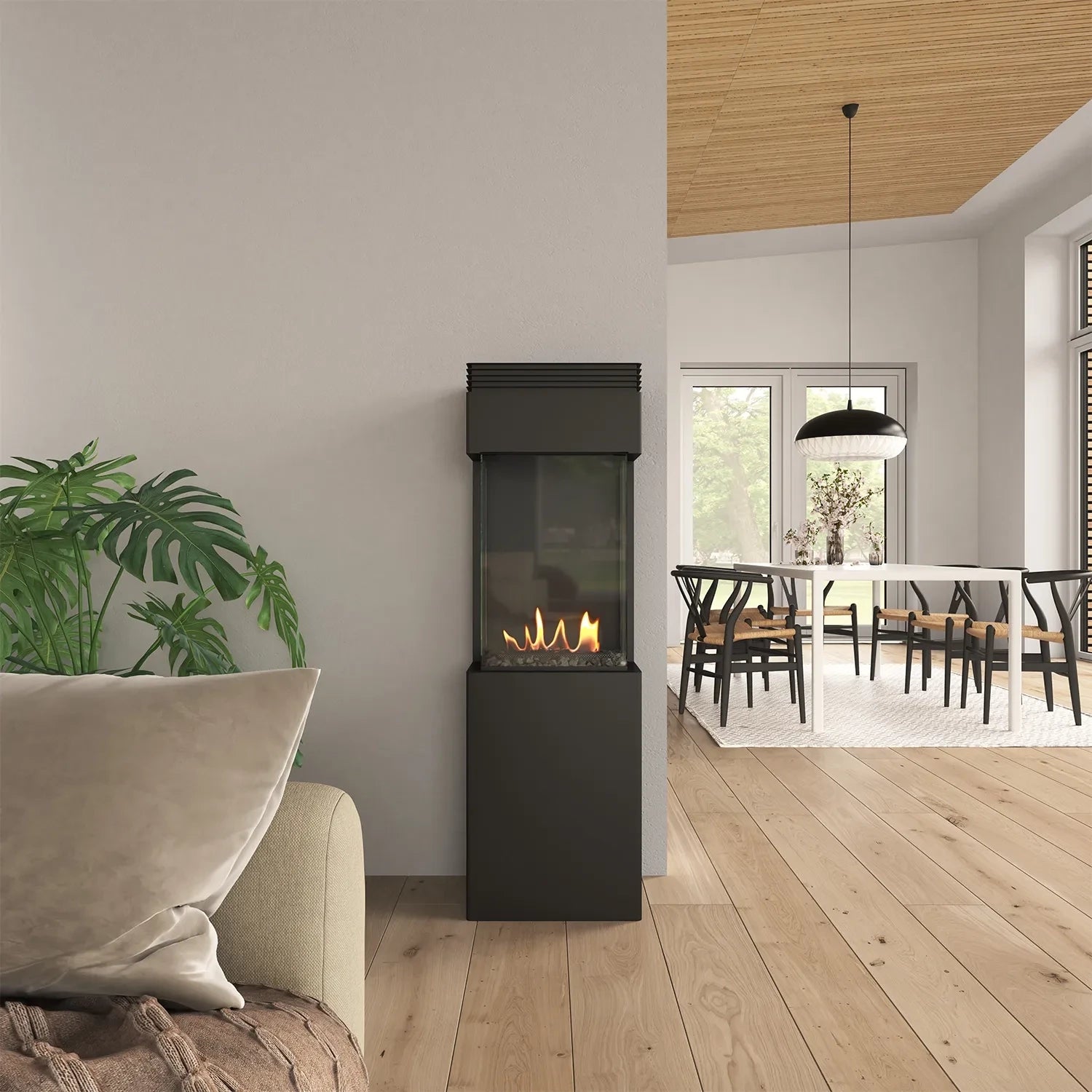 Biotronic 400 automatic bio fireplace with BEV technology