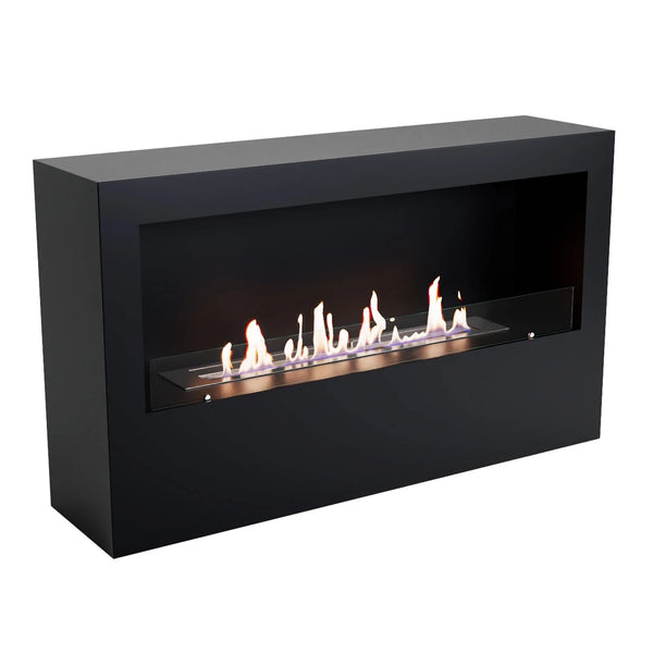 Bismarck - Negro - Chimenea bioetanol de 1 Cara