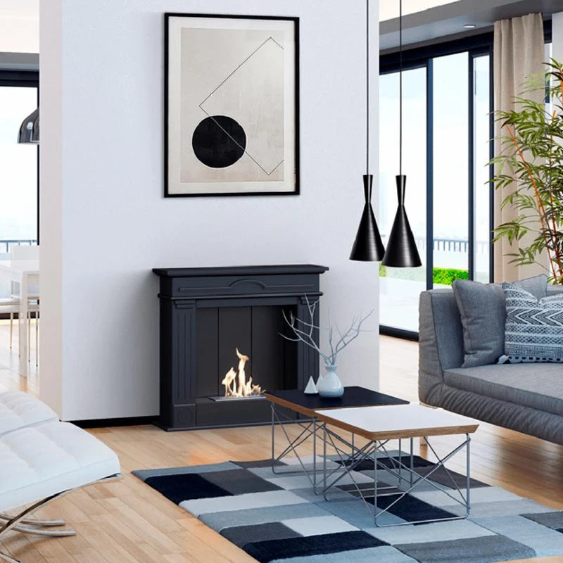 Cannock Fireplace Suite - Classic Mantel Bioethanol Fireplace