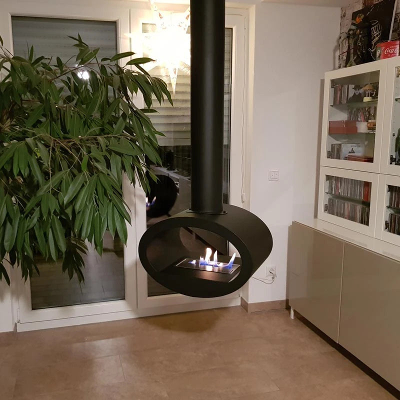 Toronto Negro - Chimenea bioetanol colgante