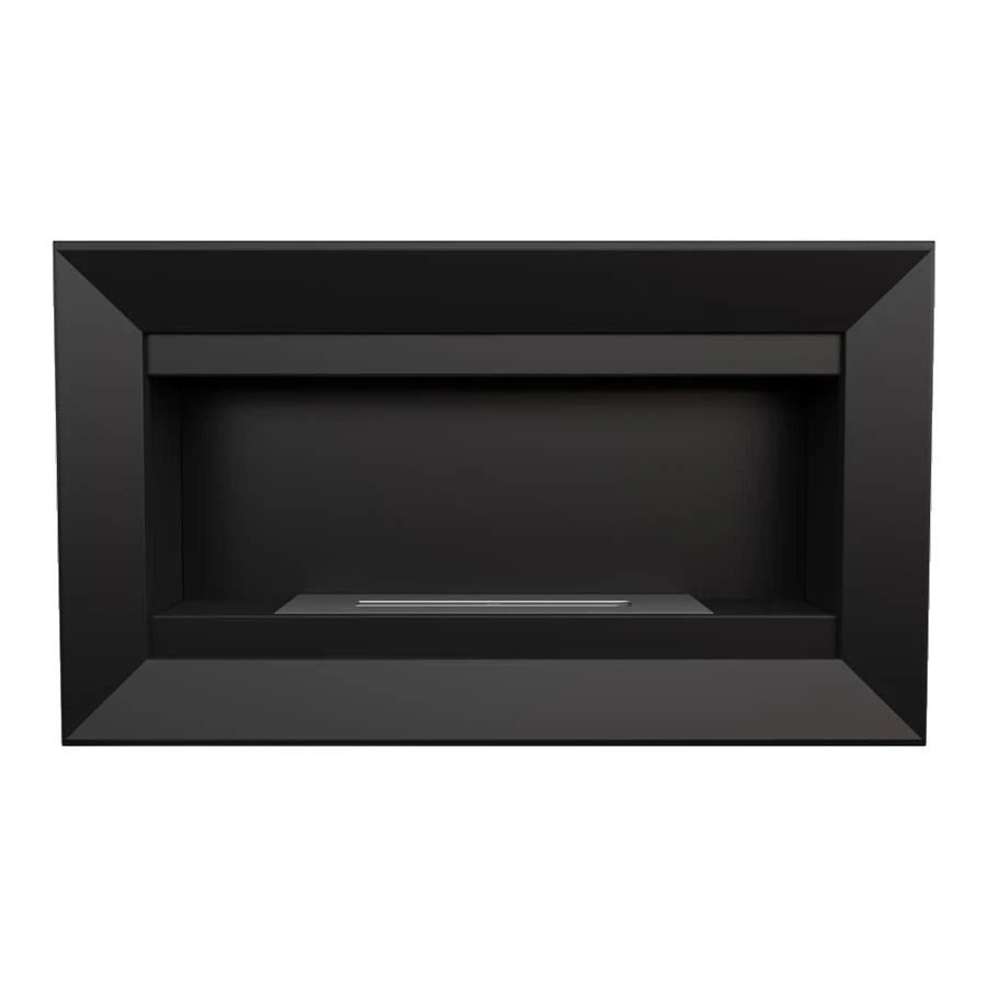 Bio fireplace for wall mounting, horizontal