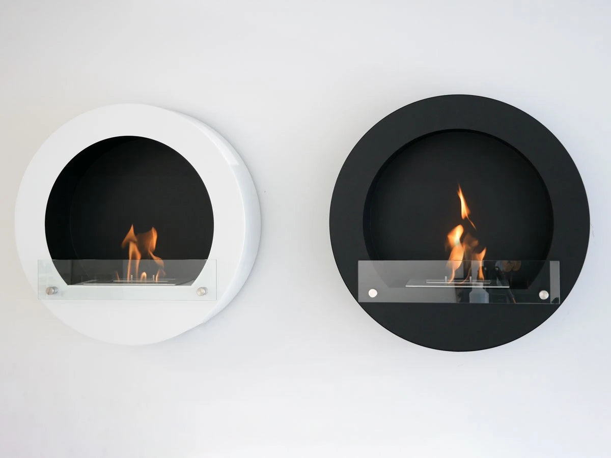Chimenea bioetanol redonda - Negro