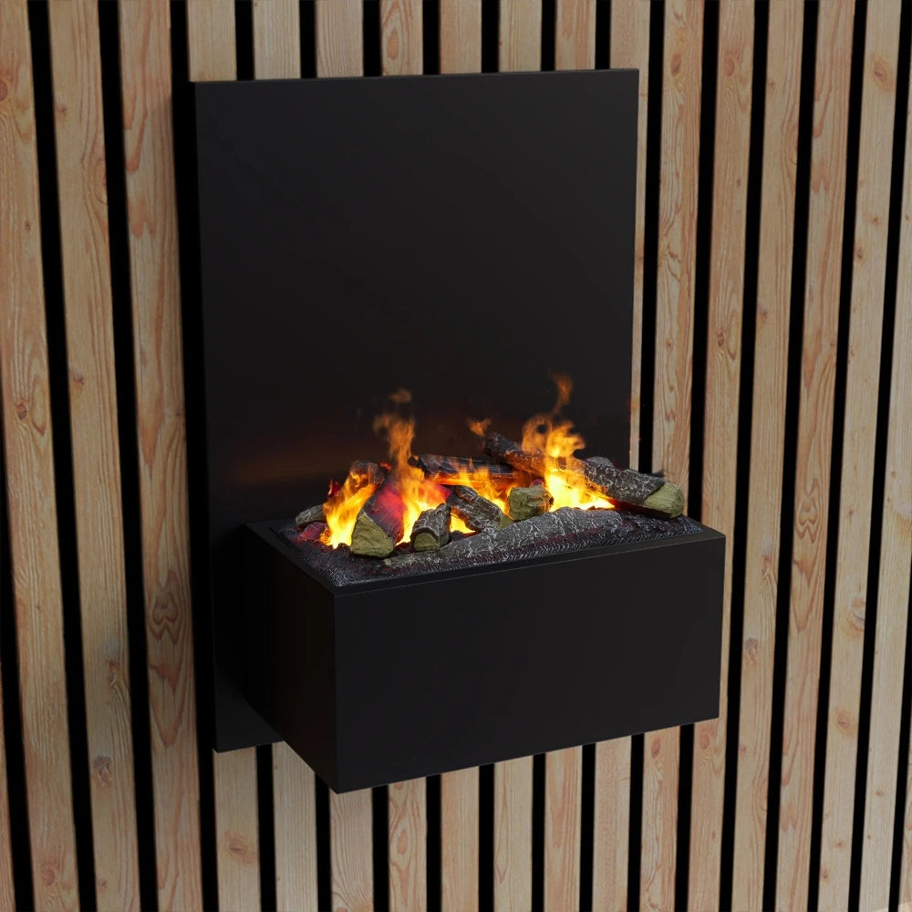 Brekke chimenea vapor de agua - Negra