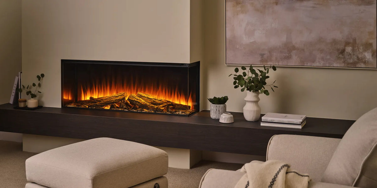 New Forest 1200 - Chimenea Eléctrica Empotrada