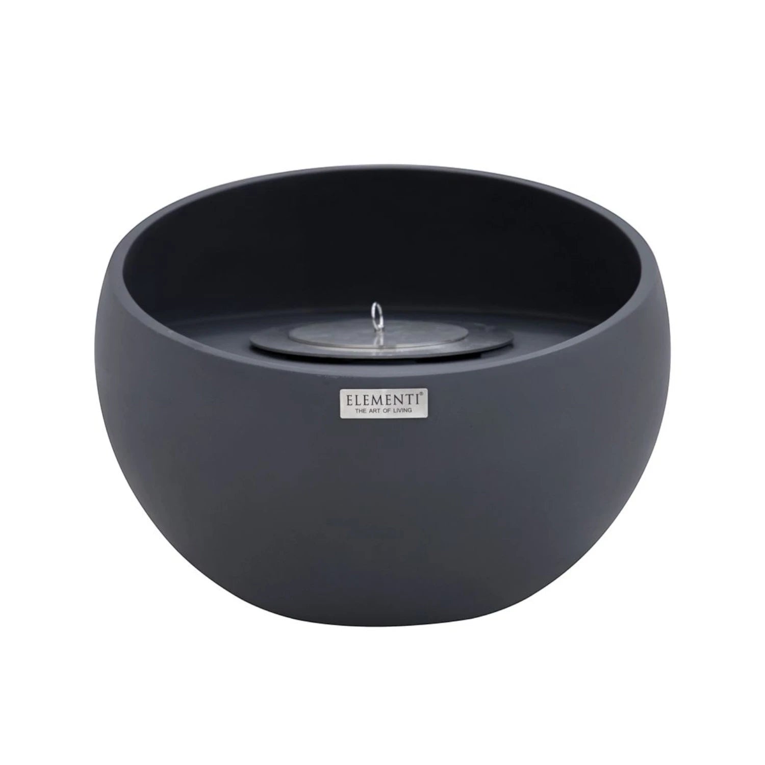 FIRENZE Cuenco de Bioetanol S – Negro Pizarra