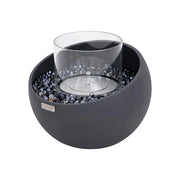 FIRENZE Cuenco de Bioetanol S – Negro Pizarra