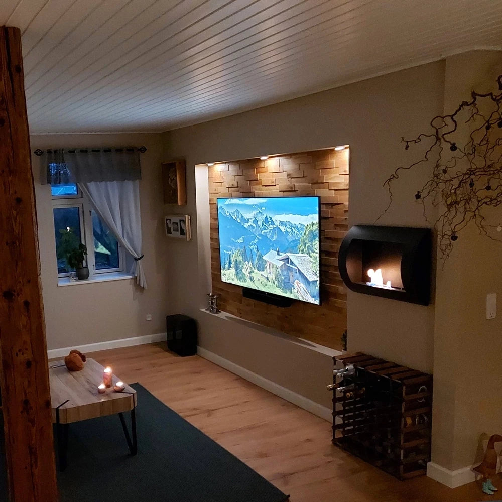 chimenea de pared económica