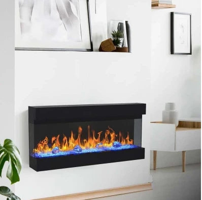 chimenea eléctrica grande