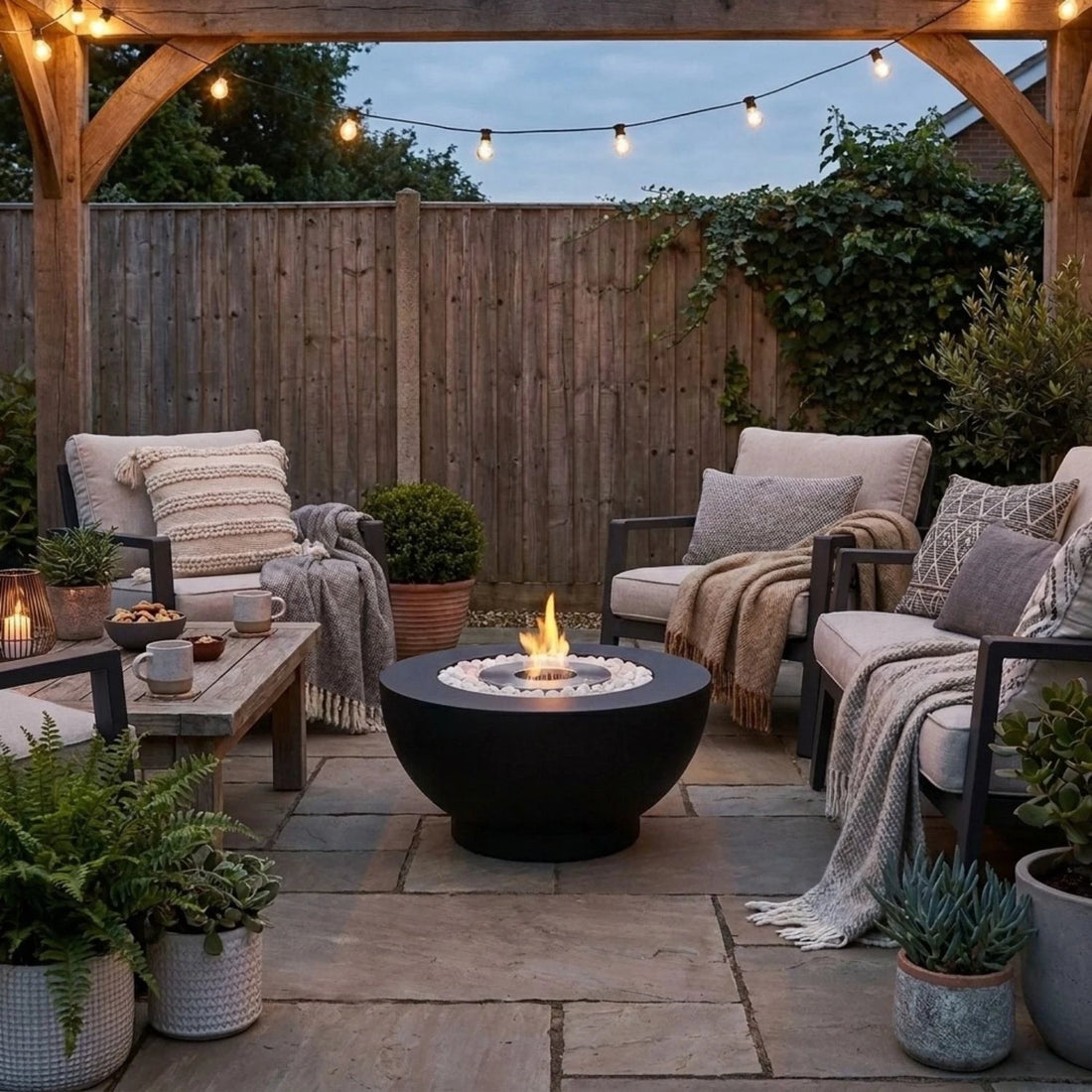 Circula - Chimenea de bioetanol exterior