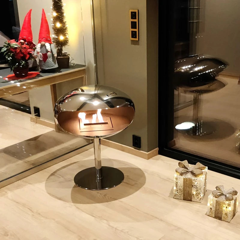 Cocoon Pedestal Acero