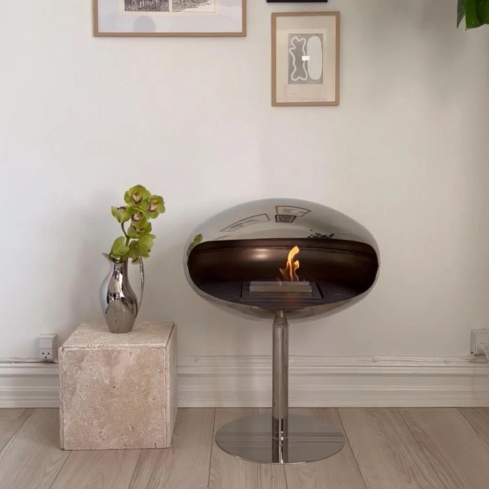 Cocoon Pedestal Acero