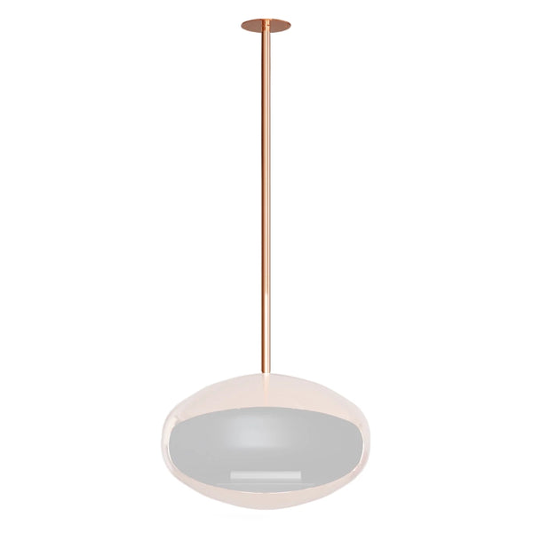 Soporte de techo y varilla Cocoon Aeris - Cobre pulido