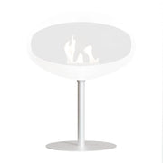 White Stand for Cocoon Pedestal Bioethanol Fireplace