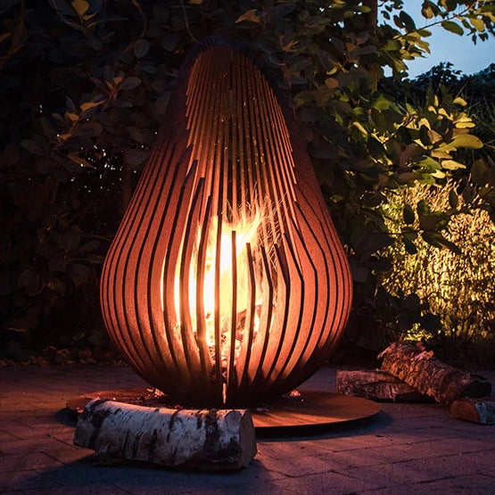 brasero de acero corten Dewdrop