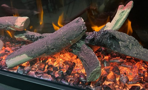 Dammer Chimenea eléctrica – Negro