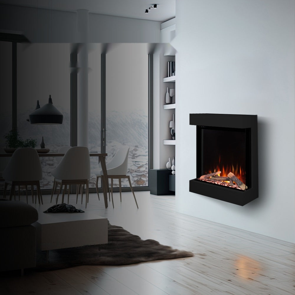 Dammer Chimenea eléctrica – Negro