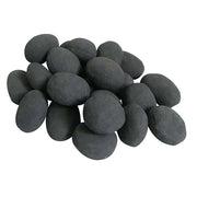 Piedras cerámica de decoración (Negras - 24 piezas)