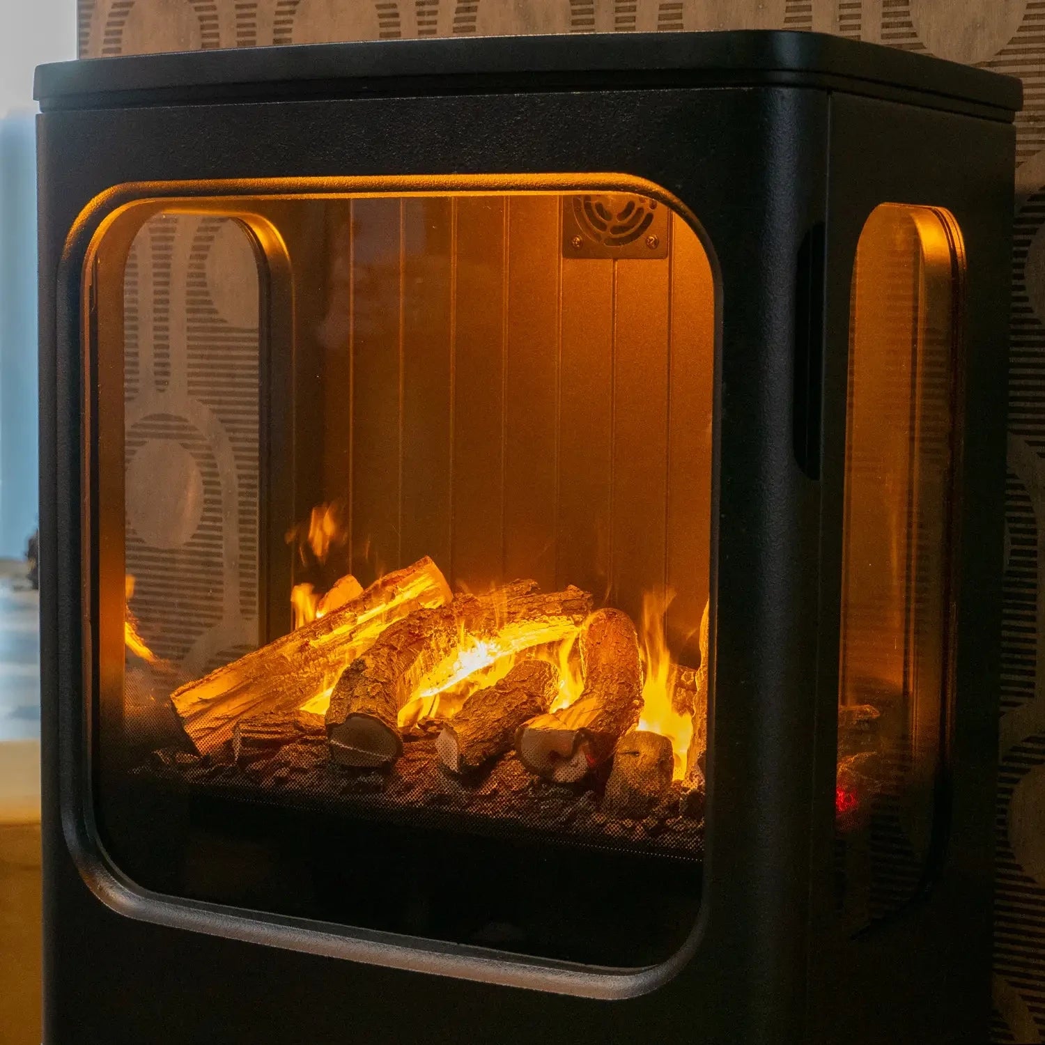 Mapleton 100 – Chimenea de vapor de agua independiente en hierro fundido