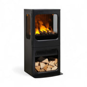 Mapleton 100 – Chimenea de vapor de agua independiente en hierro fundido
