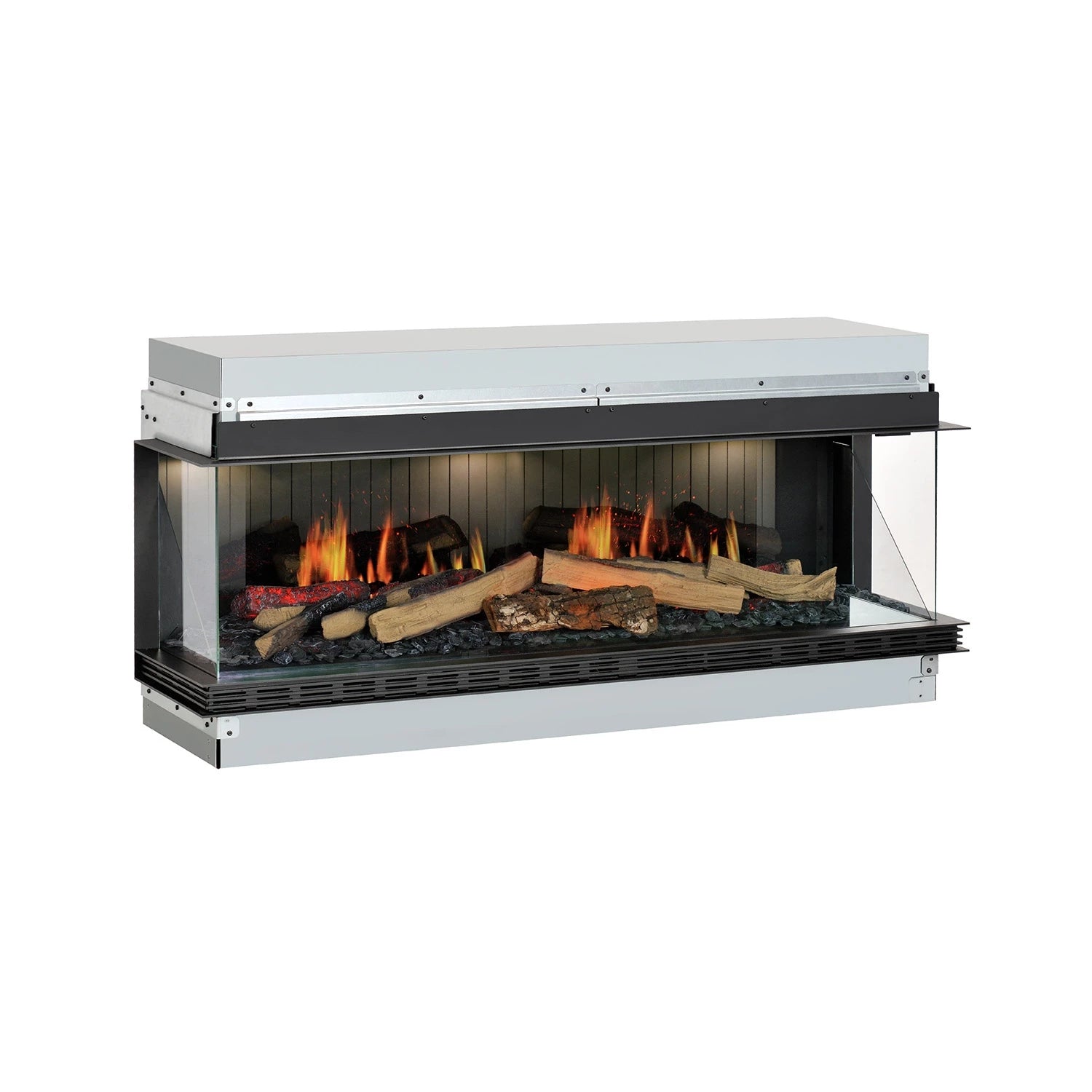 Vista 130 III - Chimenea eléctrica empotrada de 3 caras
