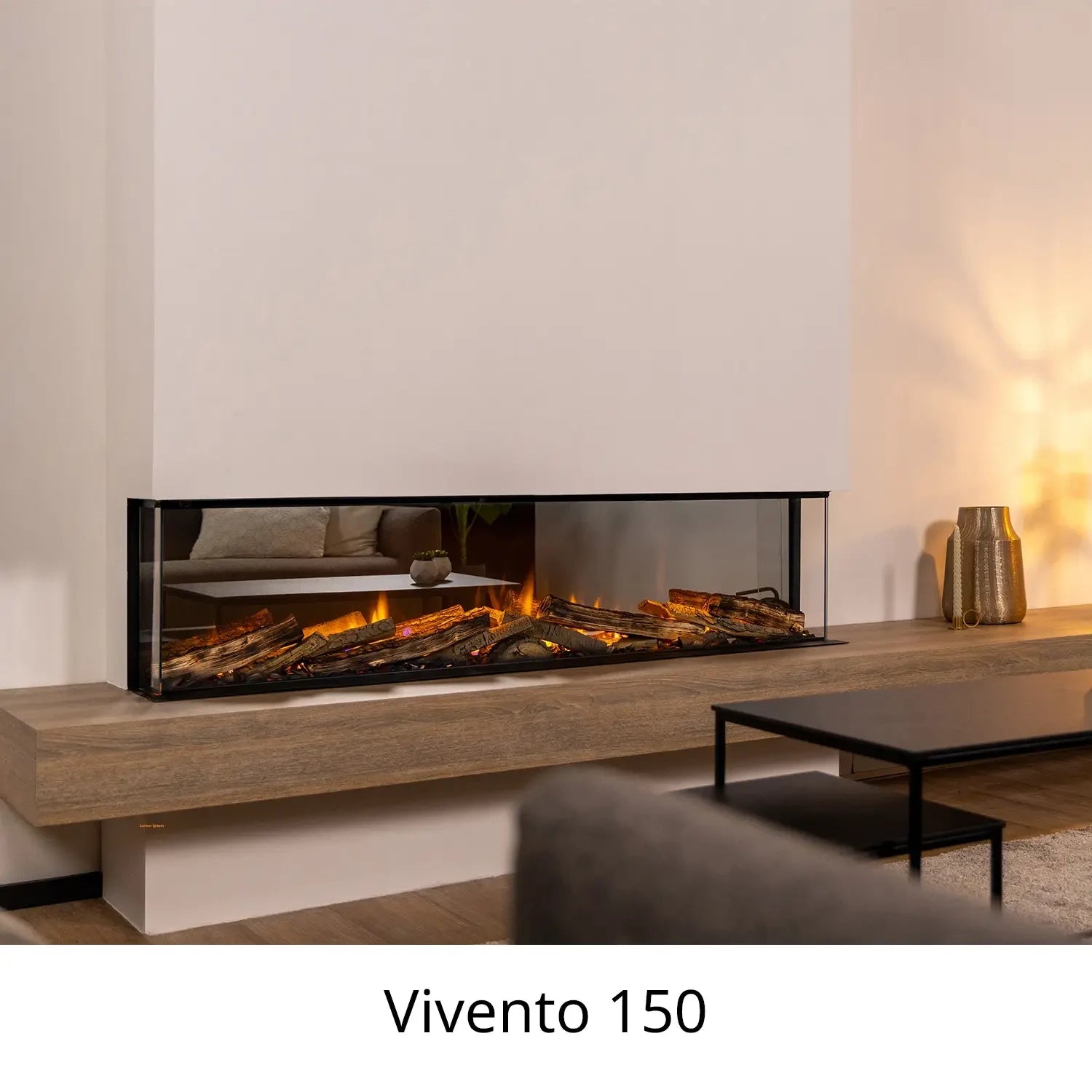Vivente Plus 75 - Chimenea eléctrica empotrada