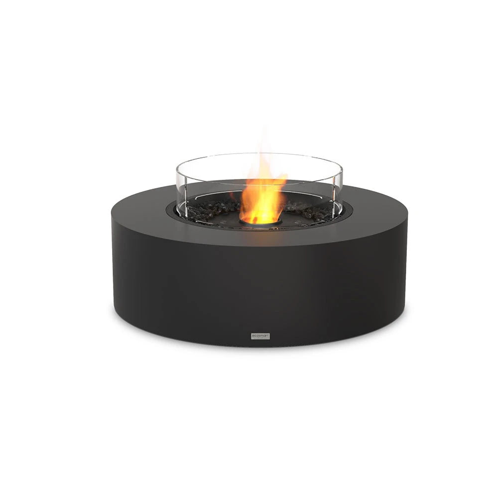 Ark 40 bioethanol fire pit, modern outdoor square design
