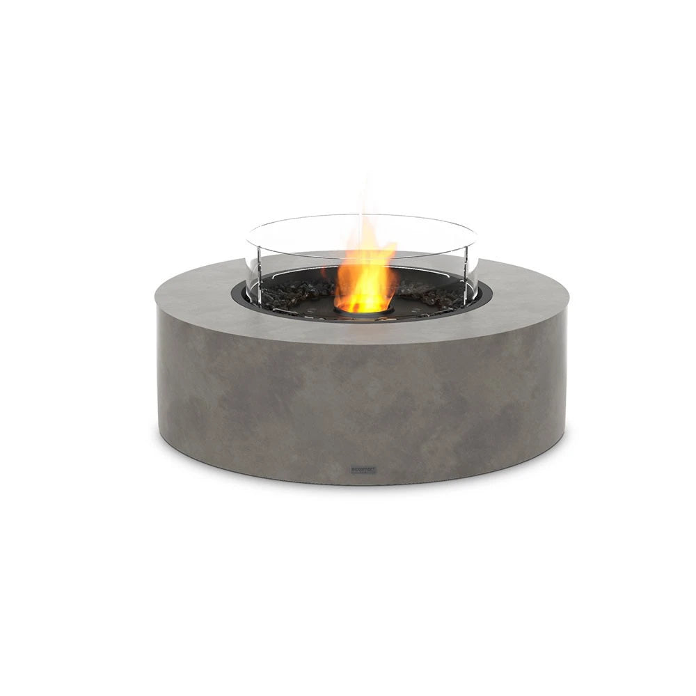 Ark 40 bioethanol fire pit, modern outdoor square design