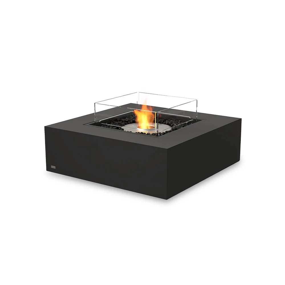 Base 40 bioethanol fire pit, larger outdoor square fire pit