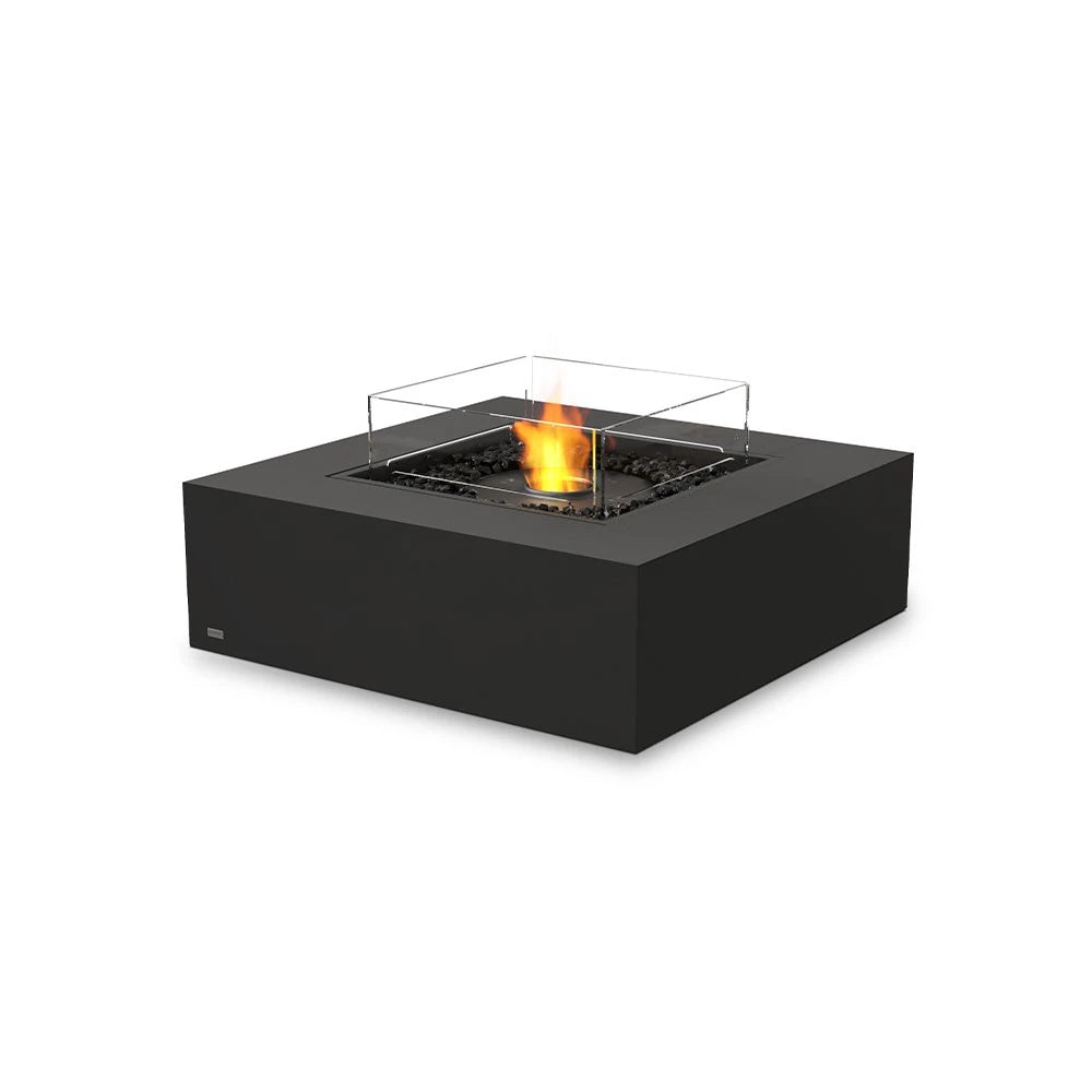 Base 40 bioethanol fire pit, larger outdoor square fire pit