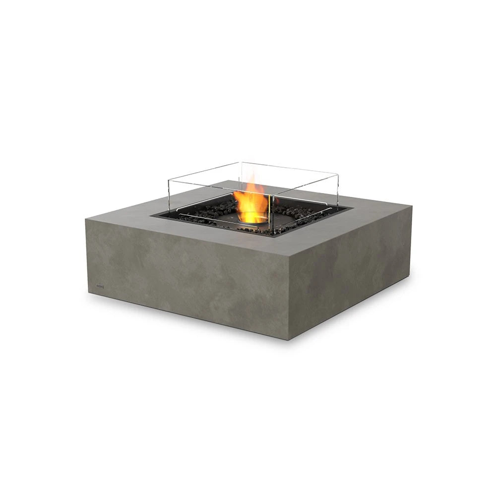 Base 40 bioethanol fire pit, larger outdoor square fire pit