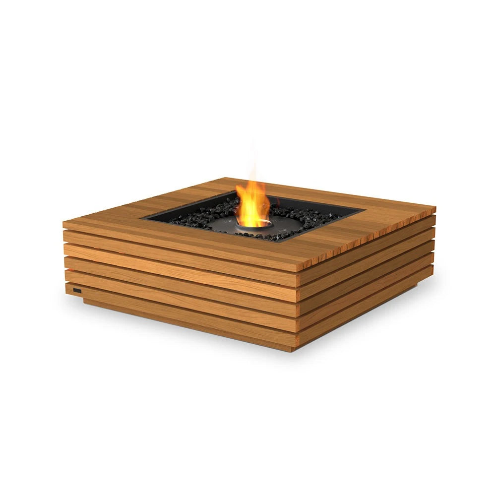 Base 40 bioethanol fire pit, larger outdoor square fire pit