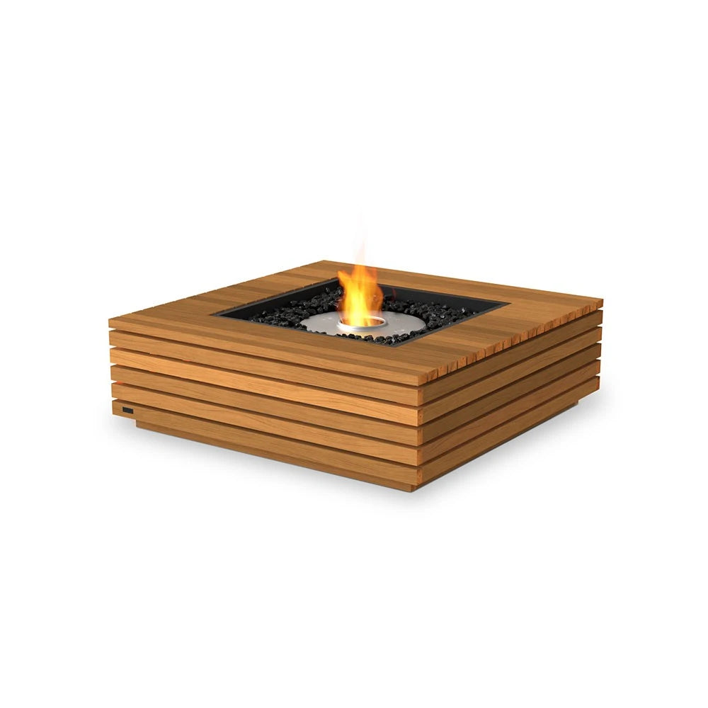 Base 40 bioethanol fire pit, larger outdoor square fire pit
