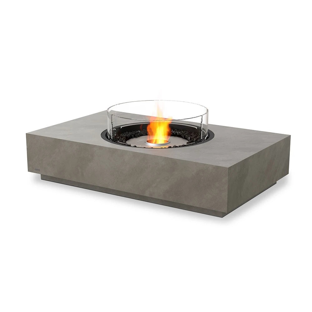 Martini 50 bioethanol fire pit, round outdoor centrepiece
