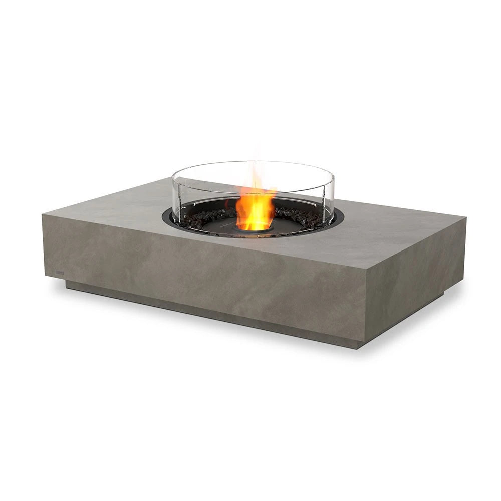 Martini 50 bioethanol fire pit, round outdoor centrepiece