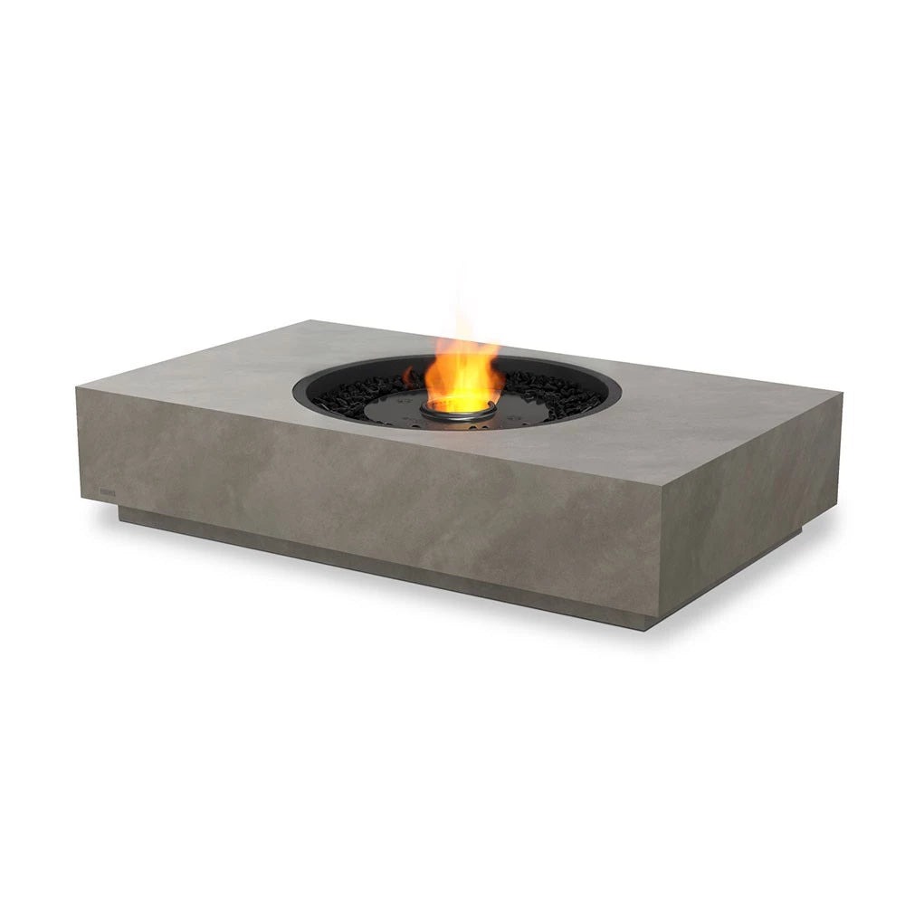 Martini 50 bioethanol fire pit, round outdoor centrepiece