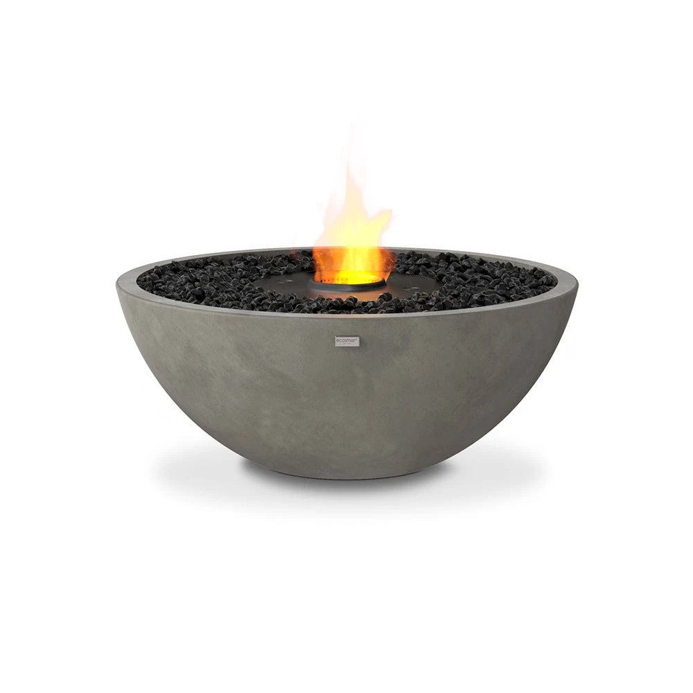 Mix 850 outdoor bioethanol fireplace, larger round outdoor fire pit