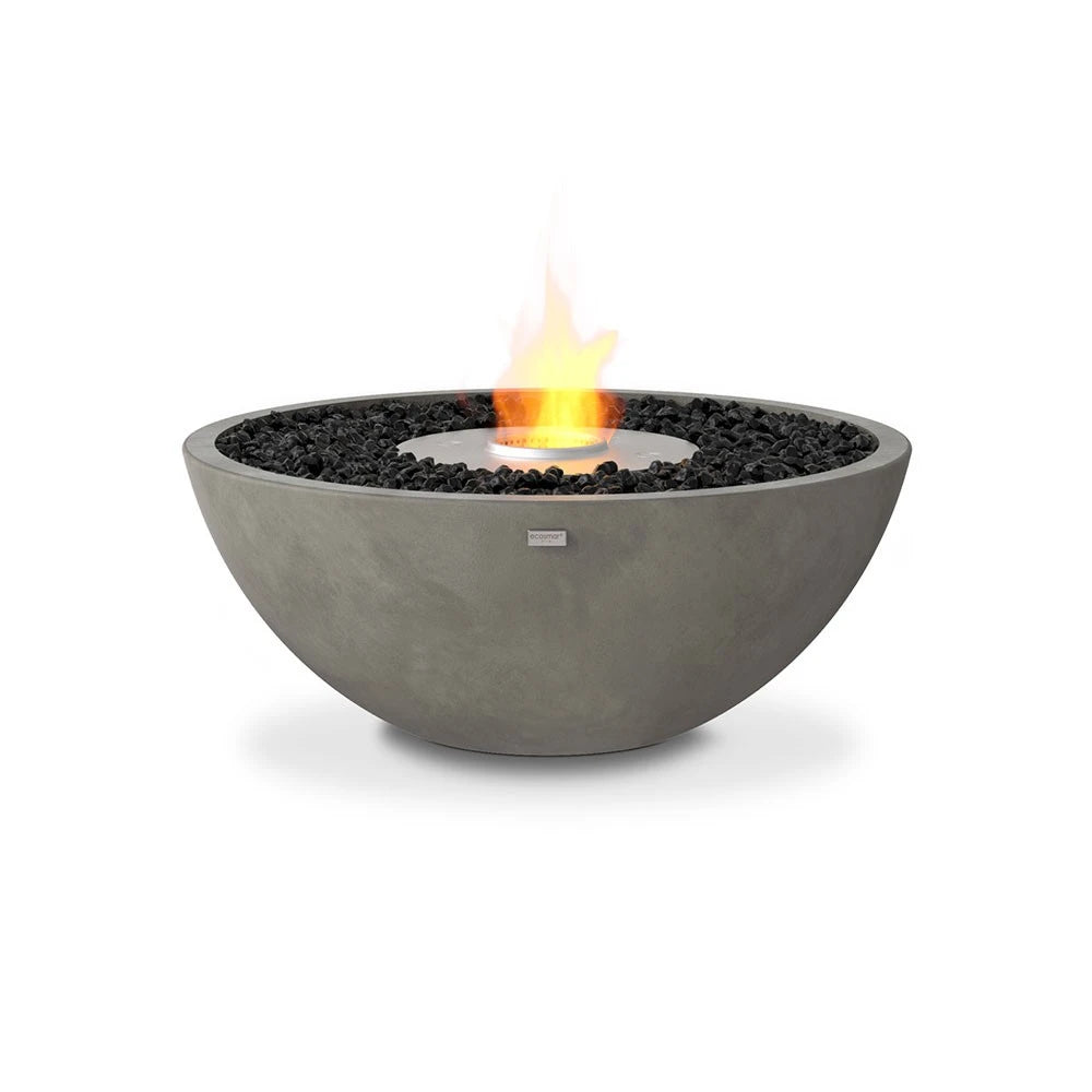 Mix 850 outdoor bioethanol fireplace, larger round outdoor fire pit