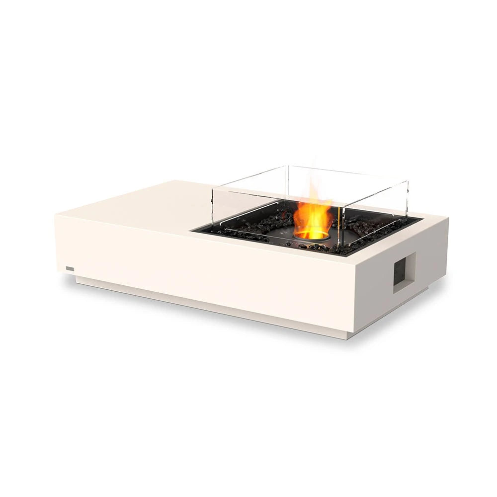 Manhattan 50 bioethanol fire pit, modern rectangular design