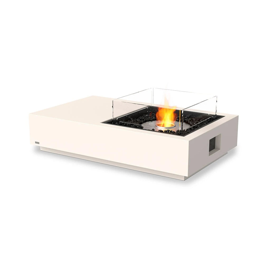 Manhattan 50 bioethanol fire pit, modern rectangular design