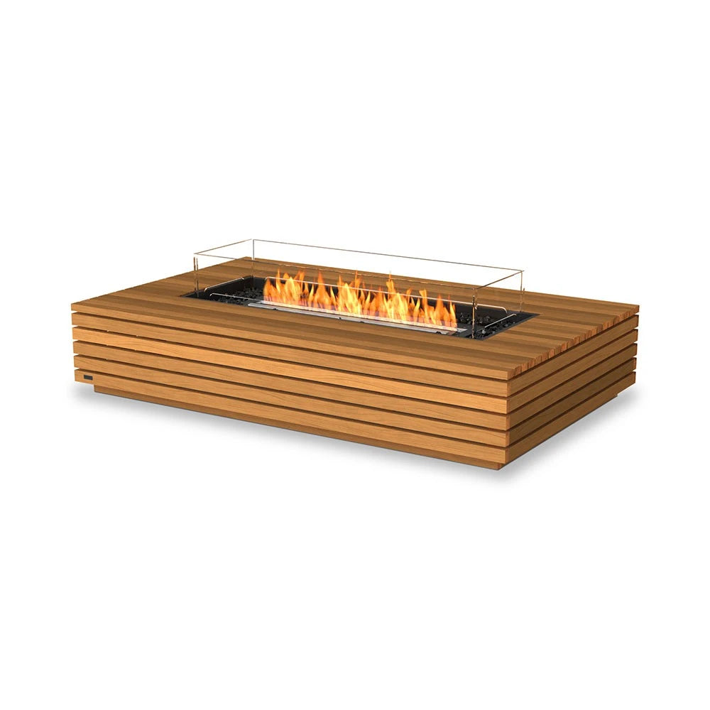 Wharf 65 bioethanol fire pit, large table-style outdoor design