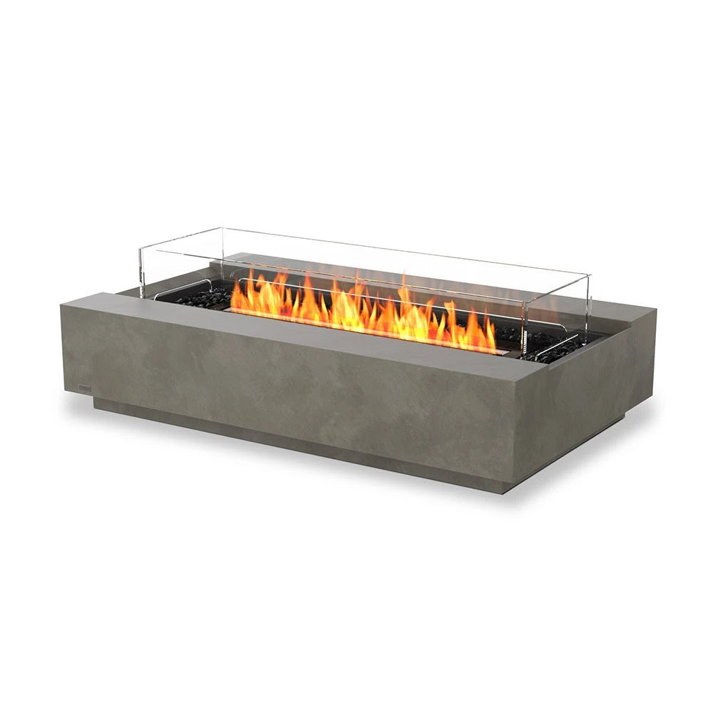 Cosmo 50 bioethanol fire pit, table-style outdoor design