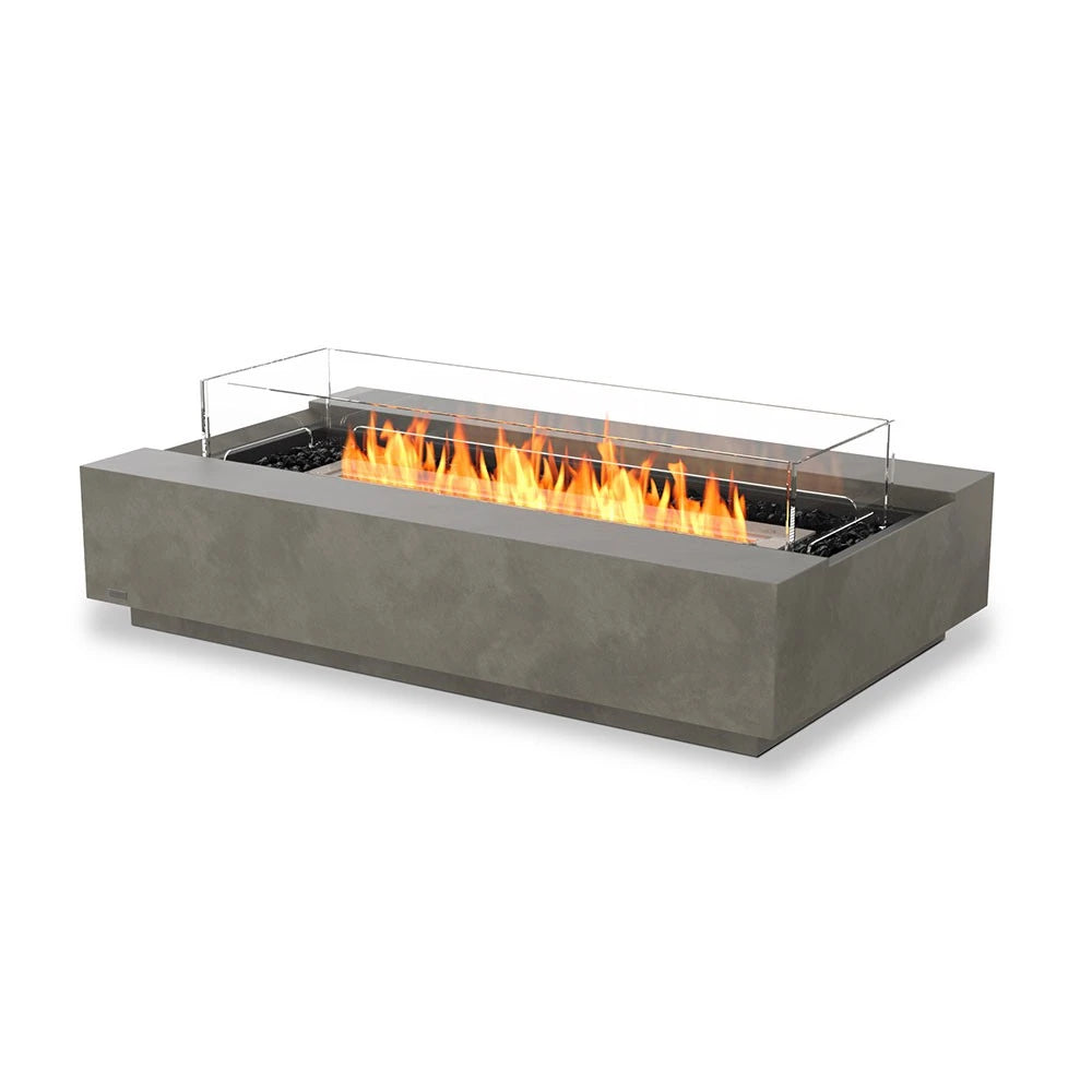 Cosmo 50 bioethanol fire pit, table-style outdoor design