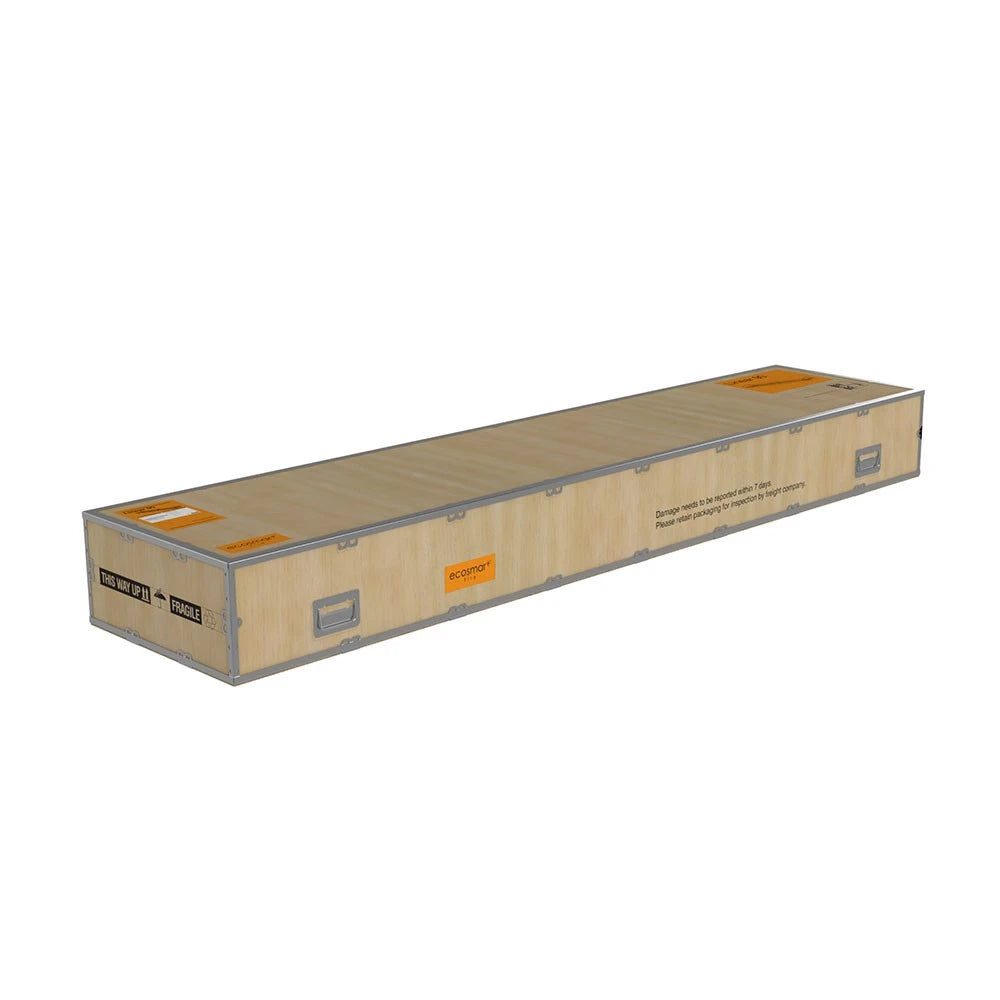 Linear 90 bioethanol built-in kit, modern elongated design