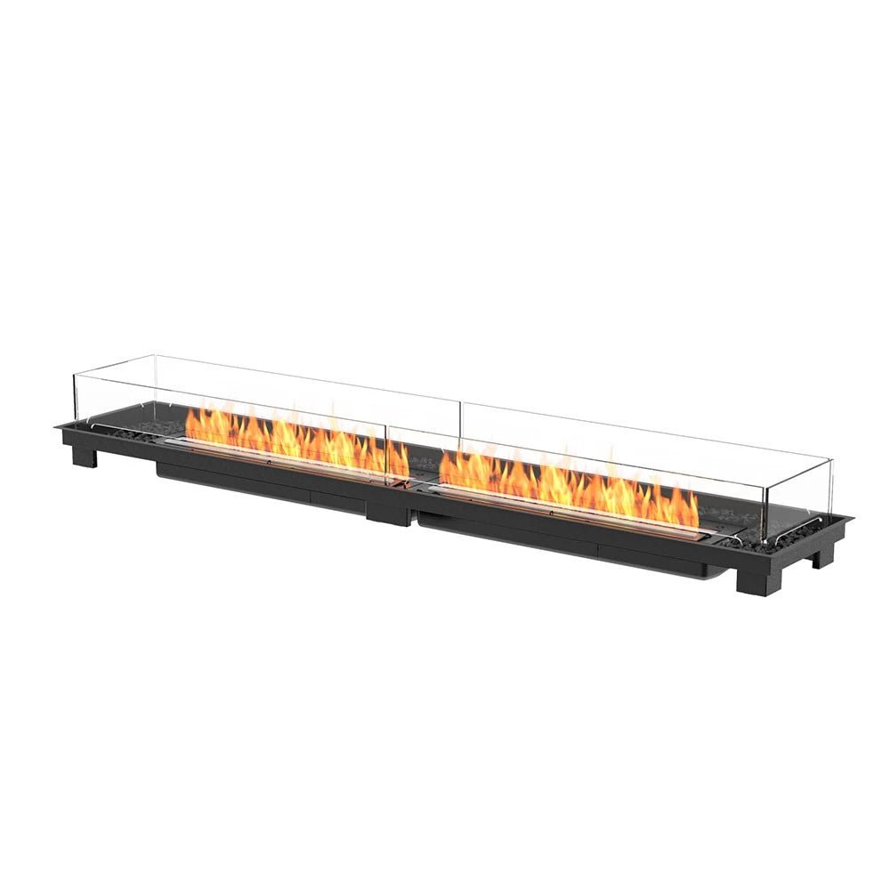 Linear 90 bioethanol built-in kit, modern elongated design