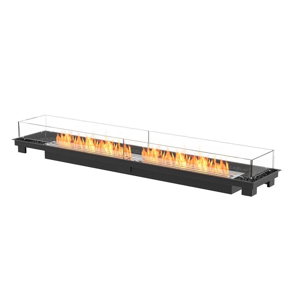Linear 90 bioethanol built-in kit, modern elongated design