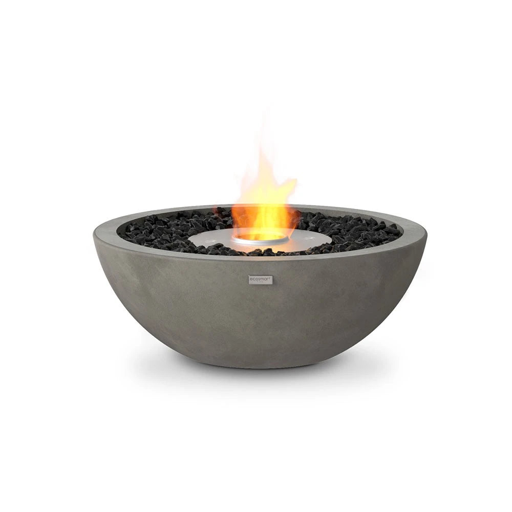Mix 600 outdoor bioethanol fireplace, compact round form