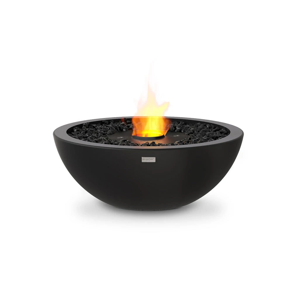 Mix 600 outdoor bioethanol fireplace, compact round form